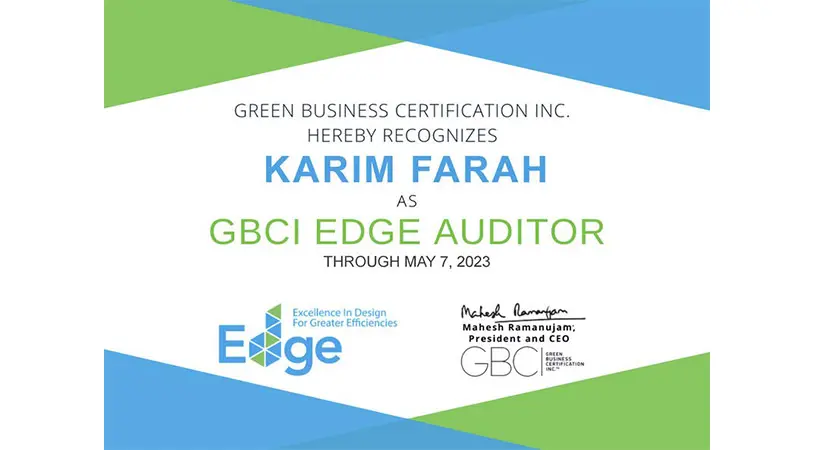 Karim Farah the only Edge Auditor in Egypt